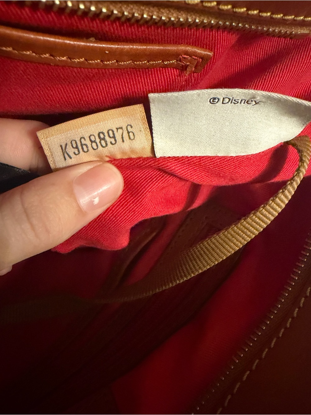 Dooney & Bourke Disney "Lovebirds" Embossed Leather Shopper Tote - Picture 12 of 12